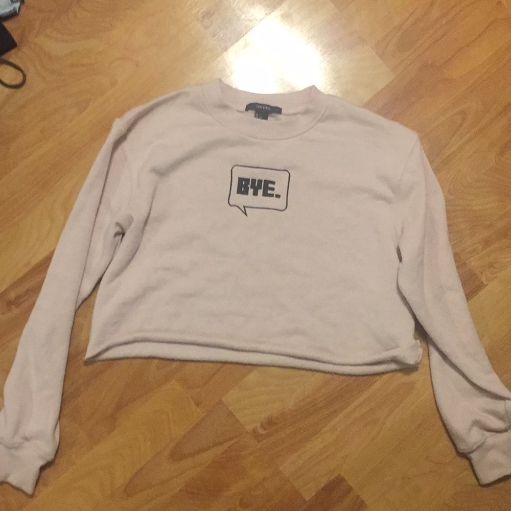 Cropped Crewneck Sweatshirt
